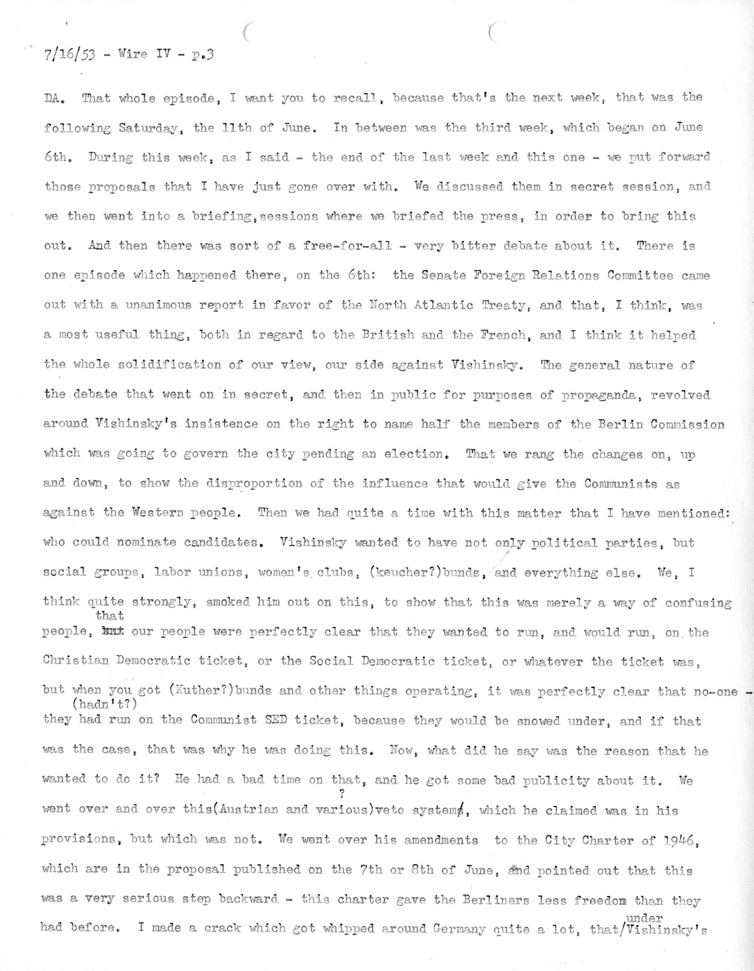 Transcript of Princeton Seminar Discussion, Wire IV
