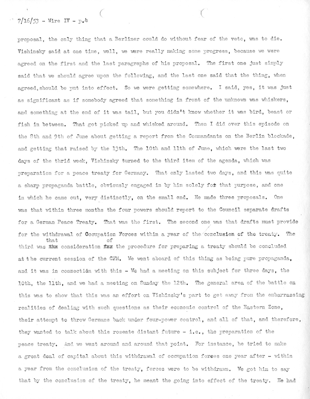 Transcript of Princeton Seminar Discussion, Wire IV