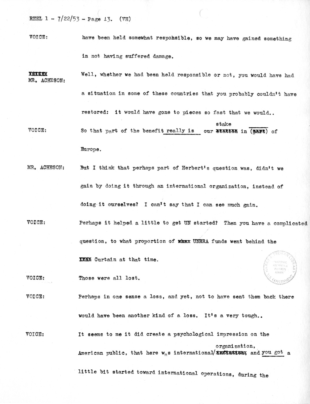 Transcript of Princeton Seminar Discussion, Reel 1