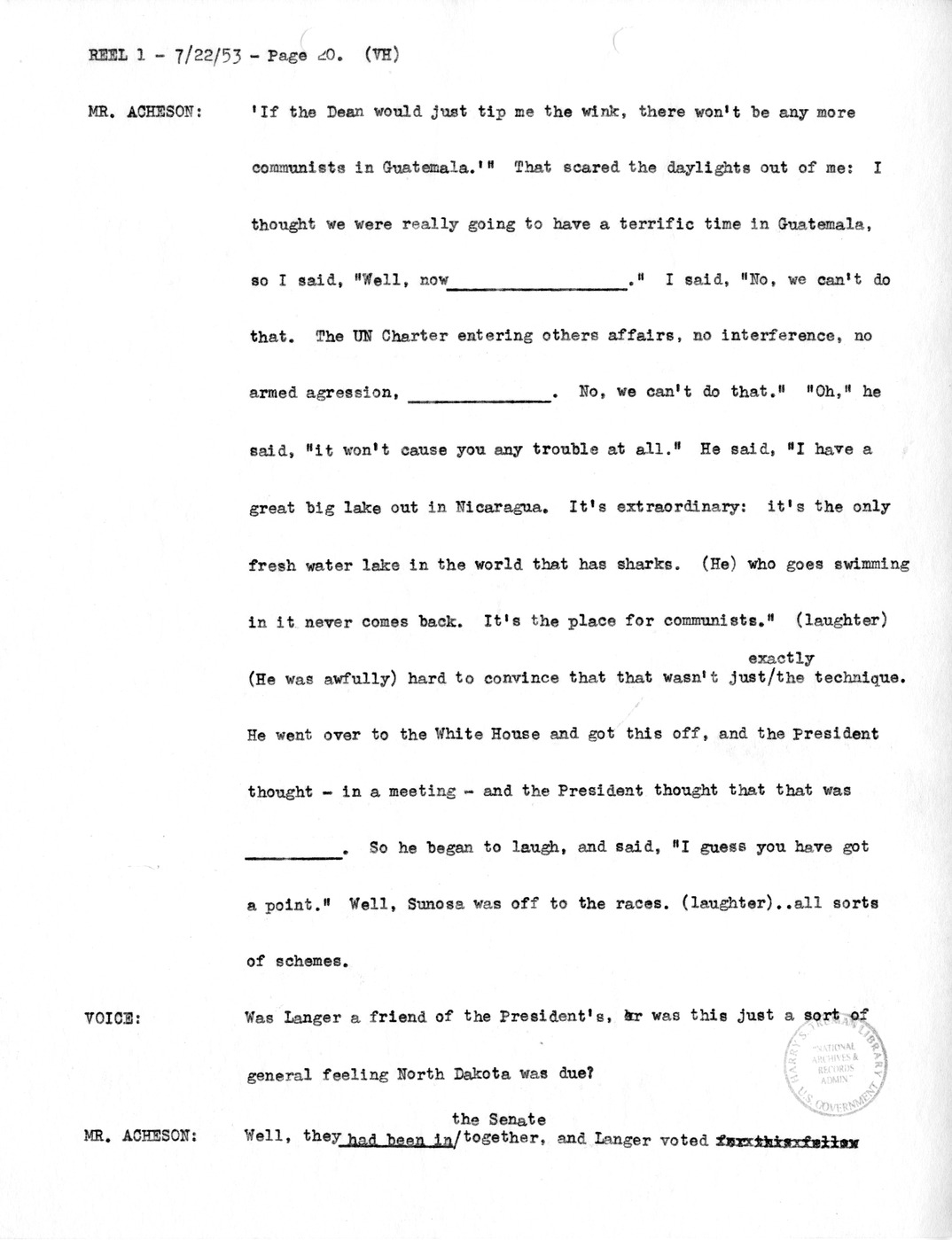 Transcript of Princeton Seminar Discussion, Reel 1