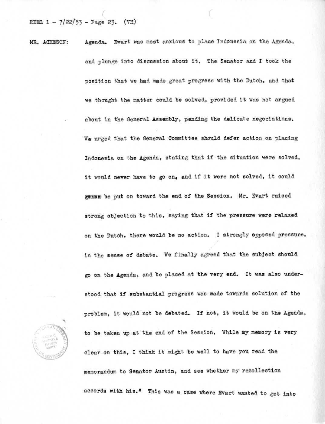 Transcript of Princeton Seminar Discussion, Reel 1