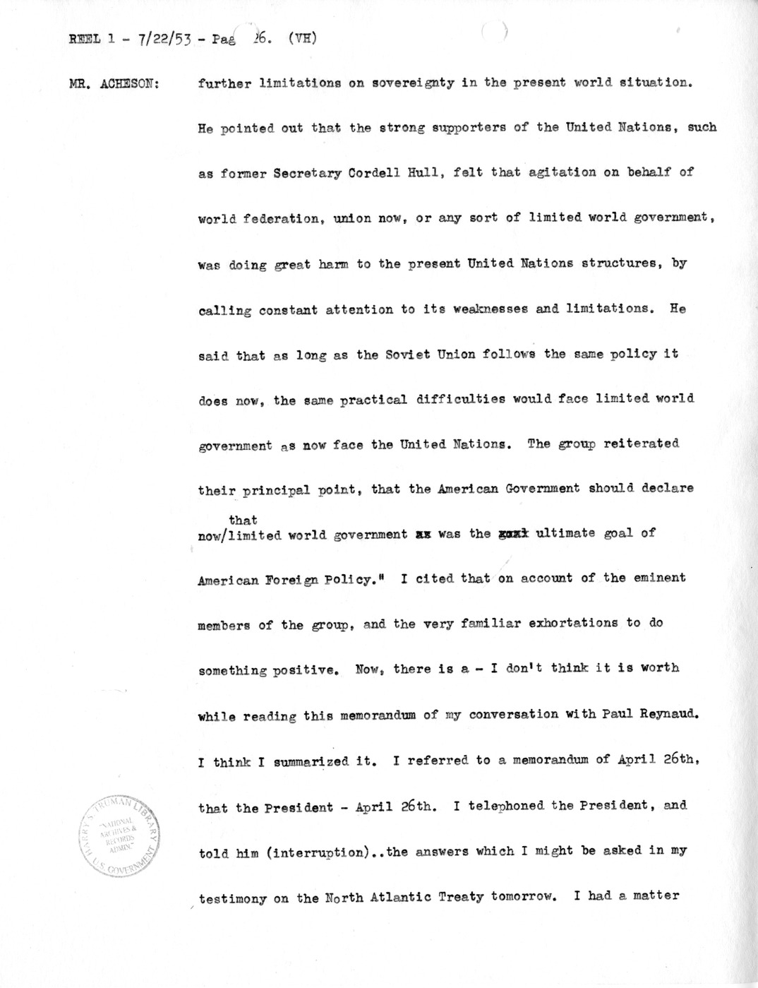 Transcript of Princeton Seminar Discussion, Reel 1
