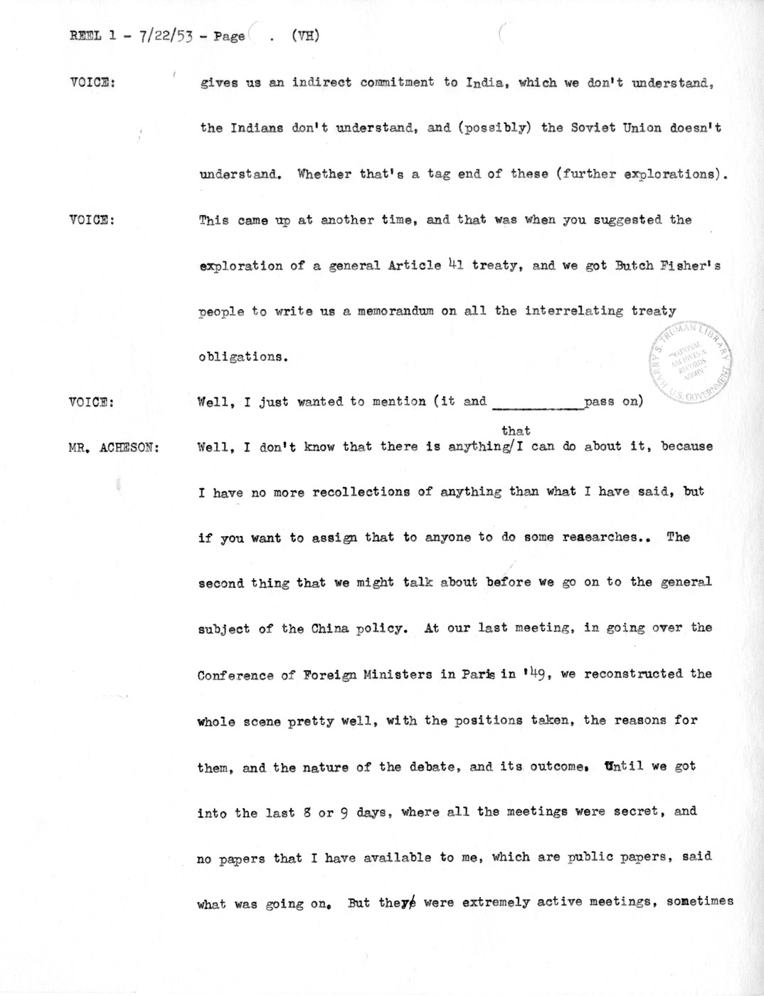 Transcript of Princeton Seminar Discussion, Reel 1