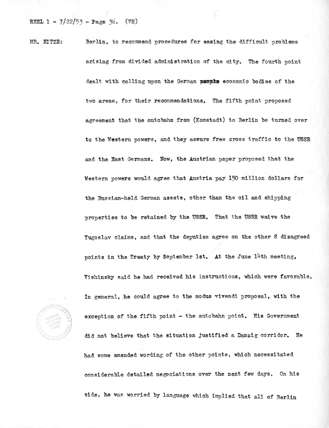 Transcript of Princeton Seminar Discussion, Reel 1