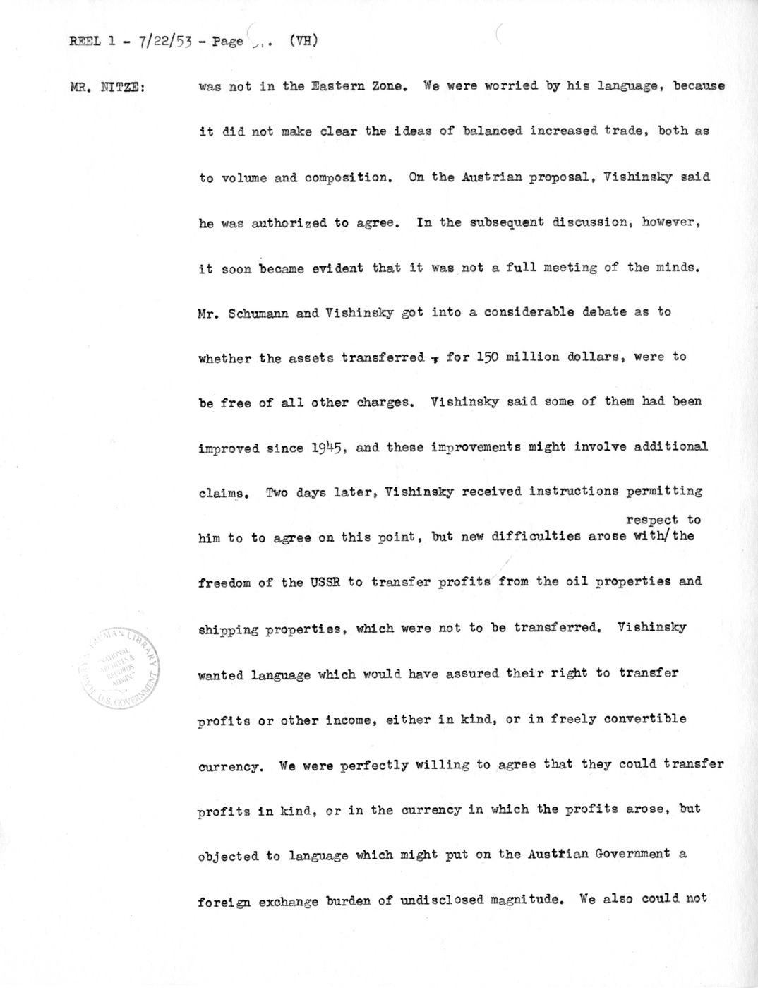 Transcript of Princeton Seminar Discussion, Reel 1