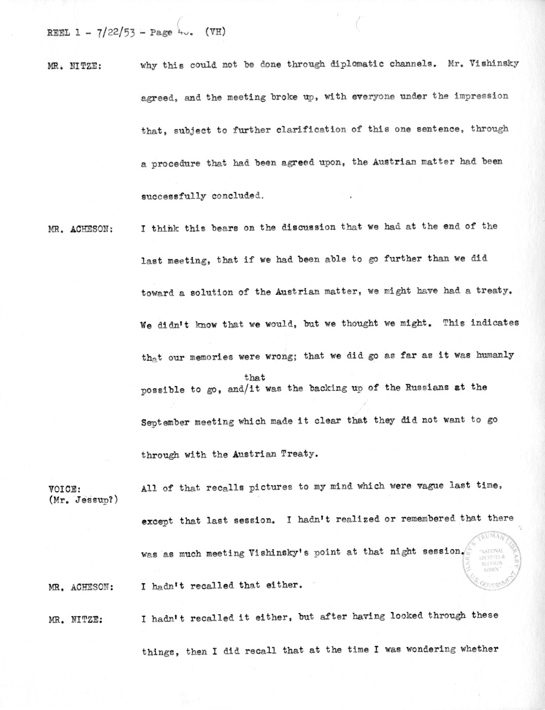 Transcript of Princeton Seminar Discussion, Reel 1