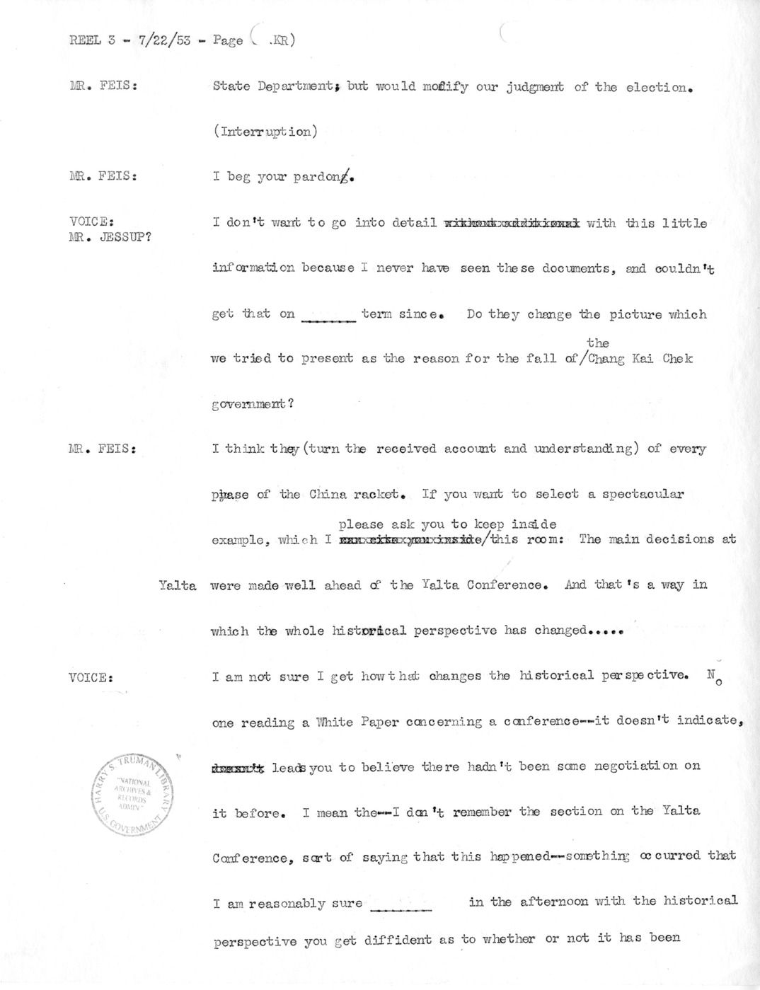 Transcript of Princeton Seminar Discussion, Reel 3