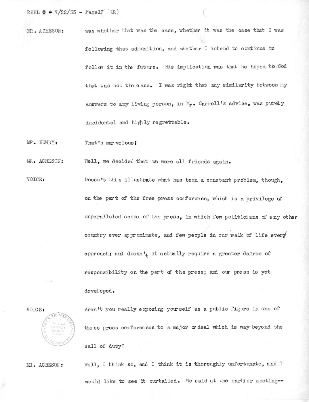Transcript of Princeton Seminar Discussion, Reel 3