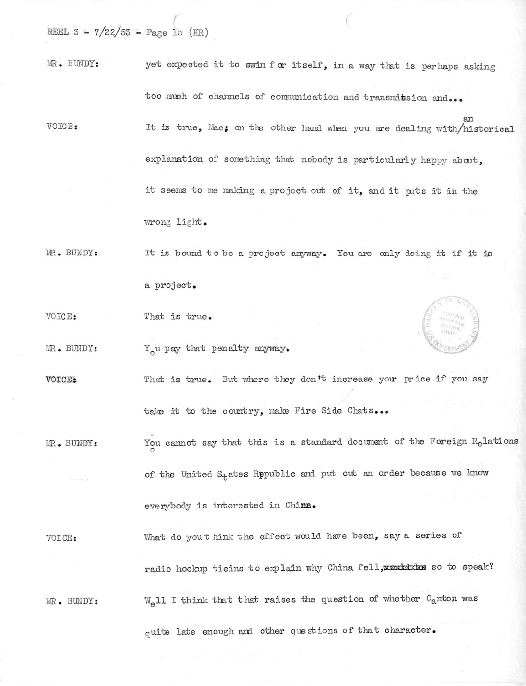 Transcript of Princeton Seminar Discussion, Reel 3
