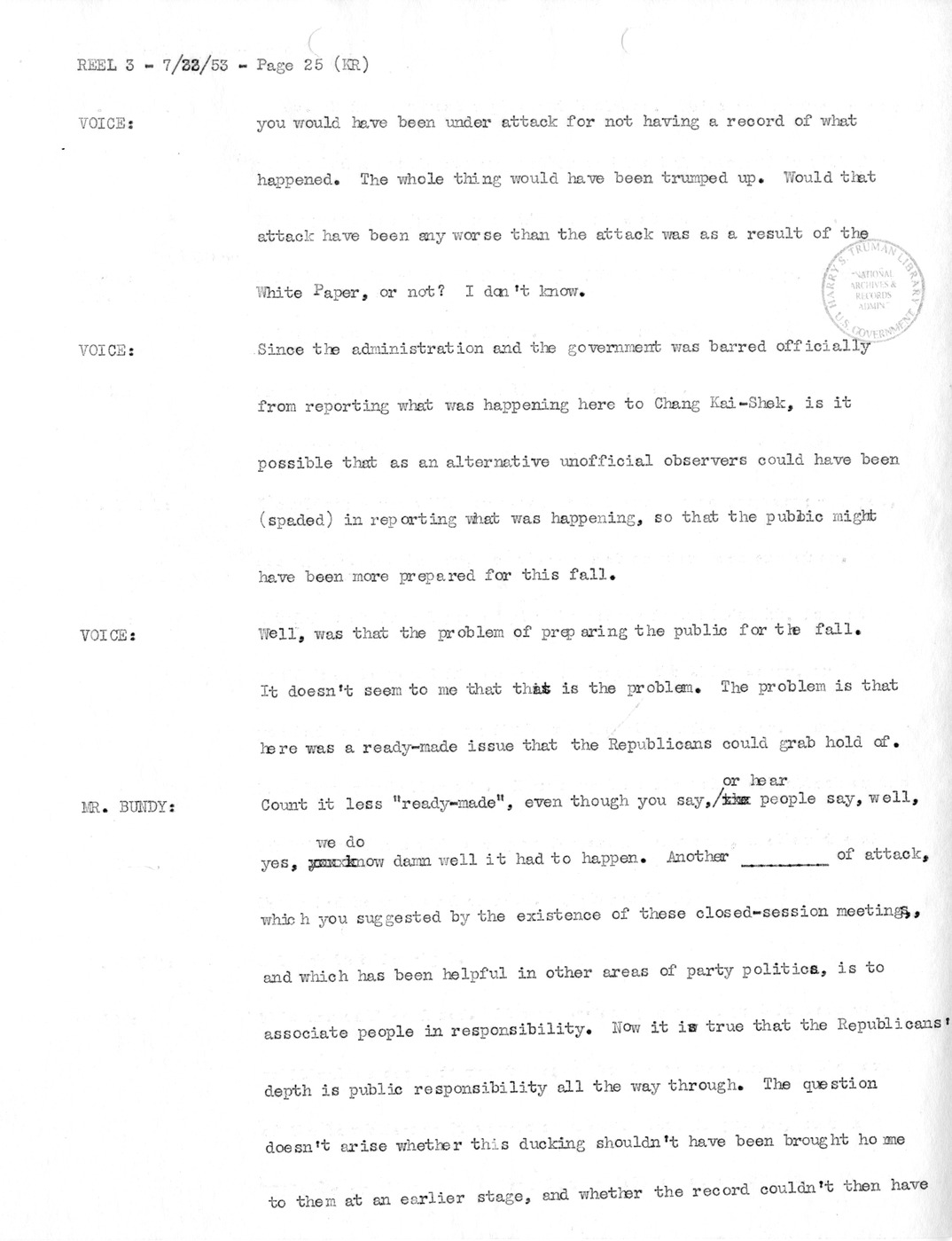 Transcript of Princeton Seminar Discussion, Reel 3