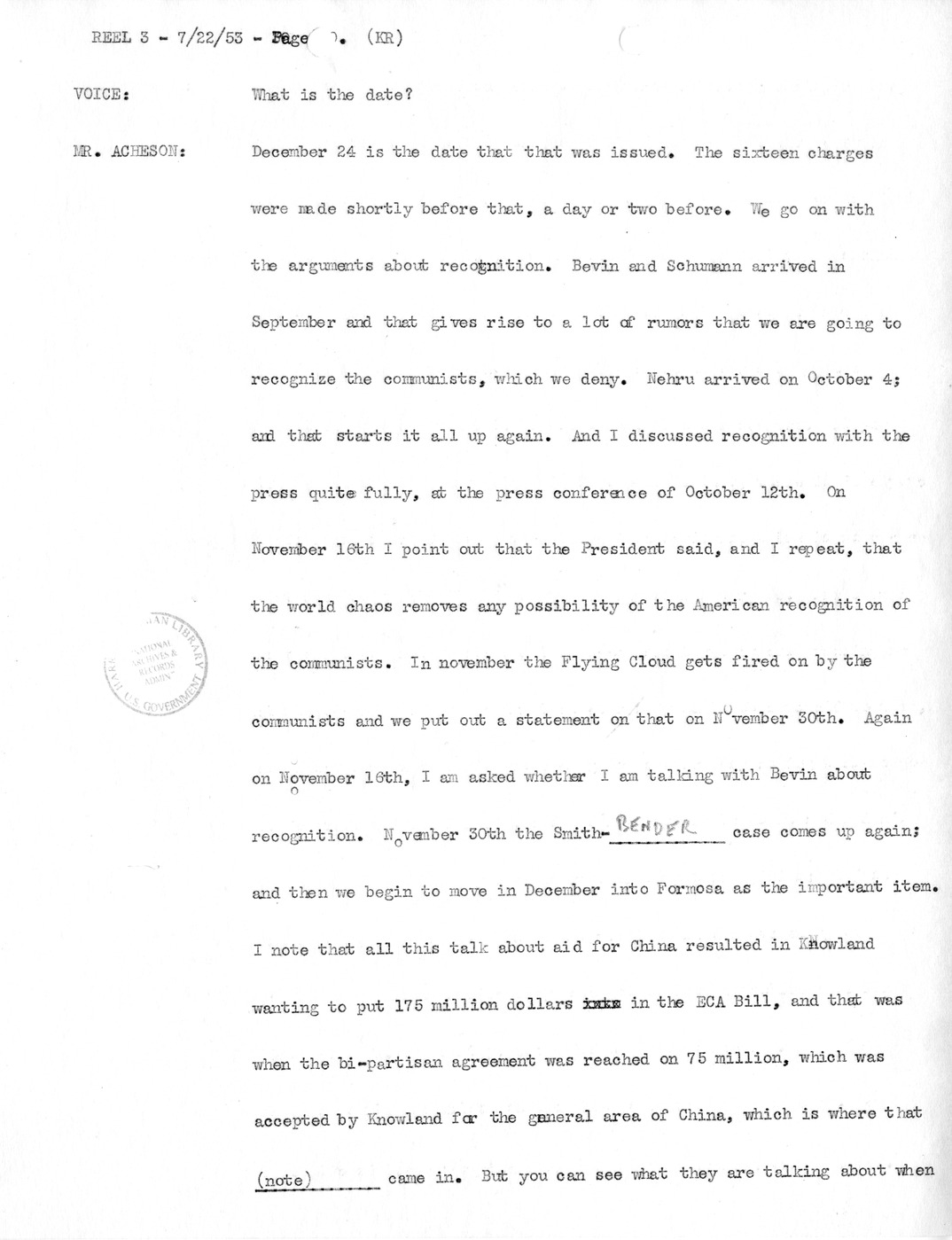 Transcript of Princeton Seminar Discussion, Reel 3