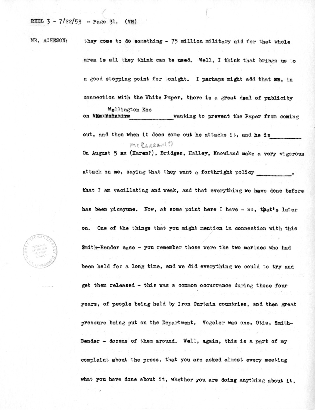 Transcript of Princeton Seminar Discussion, Reel 3