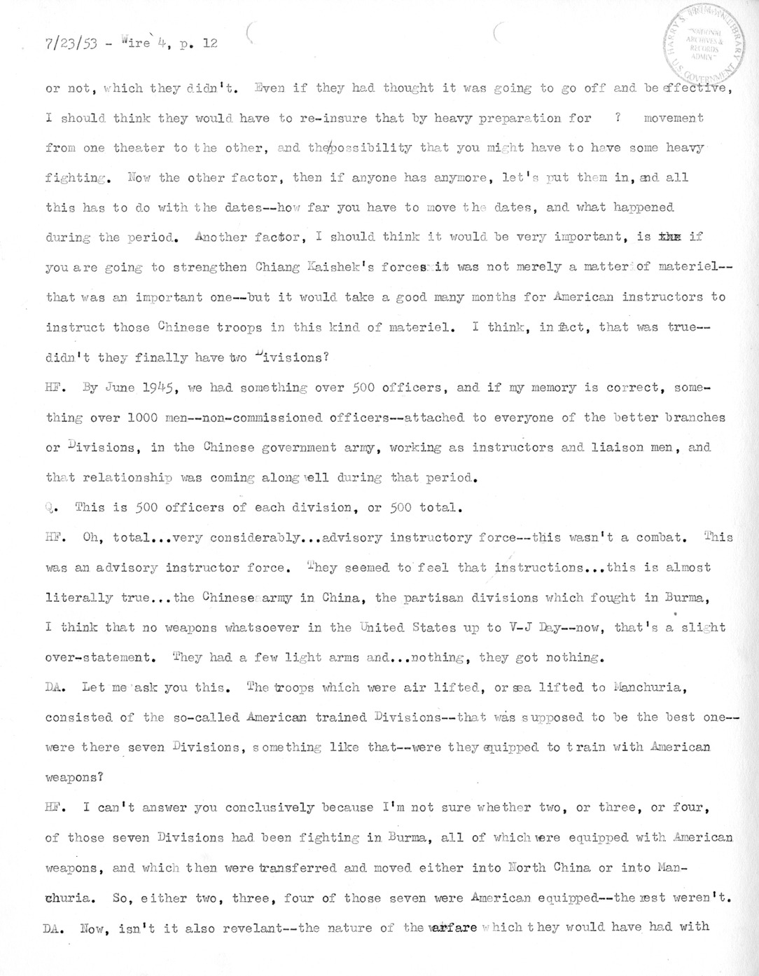 Transcript of Princeton Seminar Discussion, Wire 4