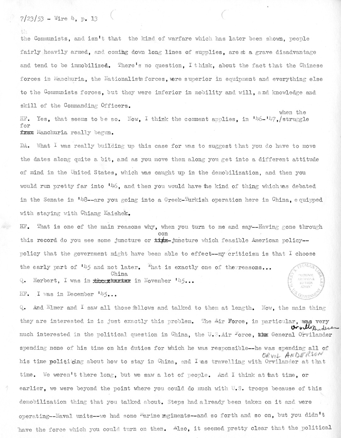 Transcript of Princeton Seminar Discussion, Wire 4