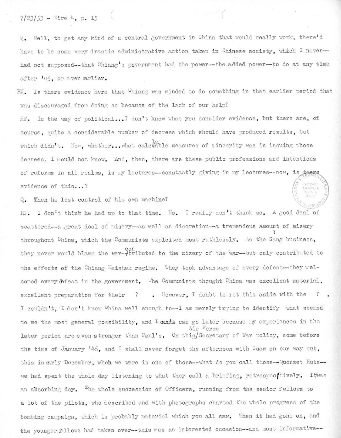 Transcript of Princeton Seminar Discussion, Wire 4
