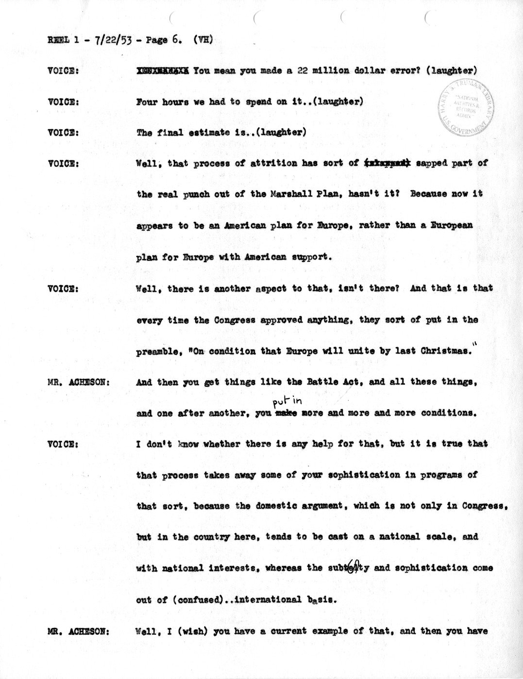 Transcript of Princeton Seminar Discussion, Reel 1