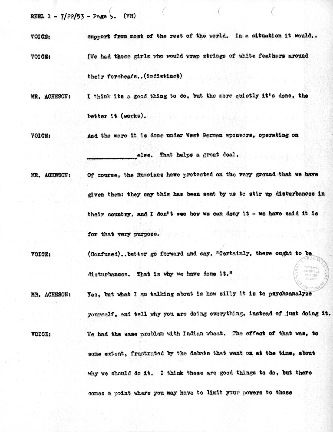 Transcript of Princeton Seminar Discussion, Reel 1
