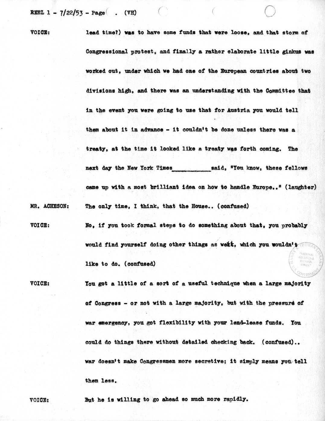 Transcript of Princeton Seminar Discussion, Reel 1
