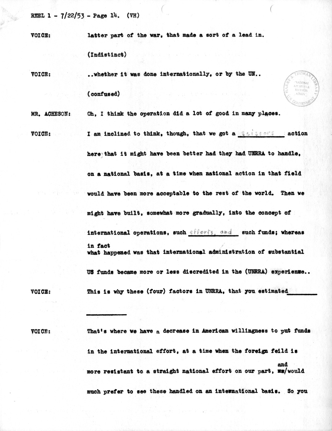 Transcript of Princeton Seminar Discussion, Reel 1