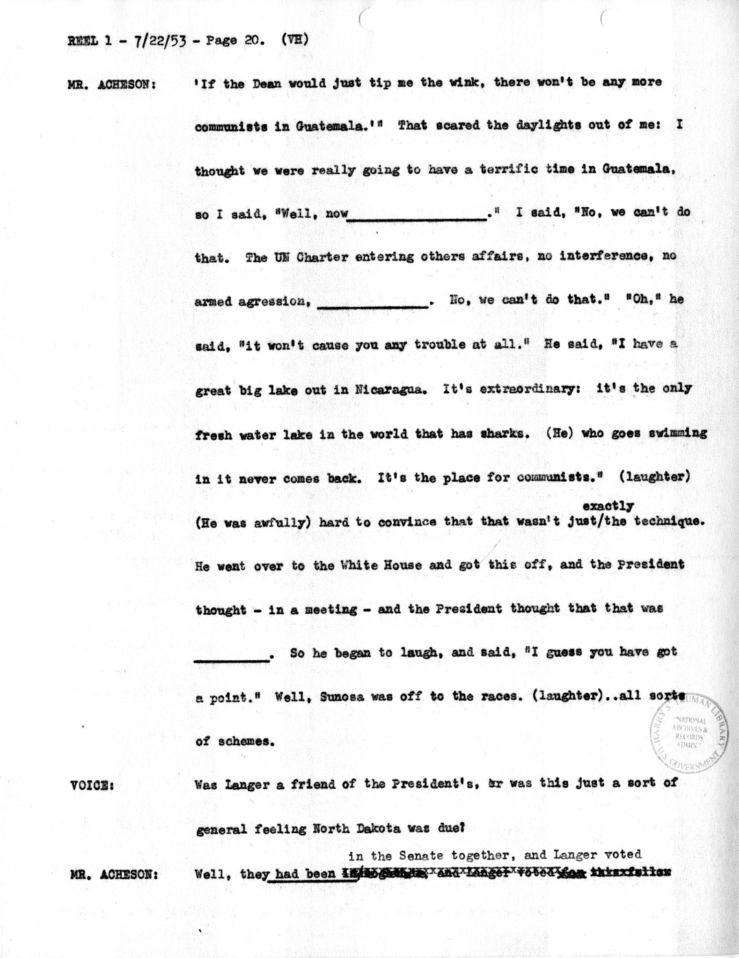 Transcript of Princeton Seminar Discussion, Reel 1