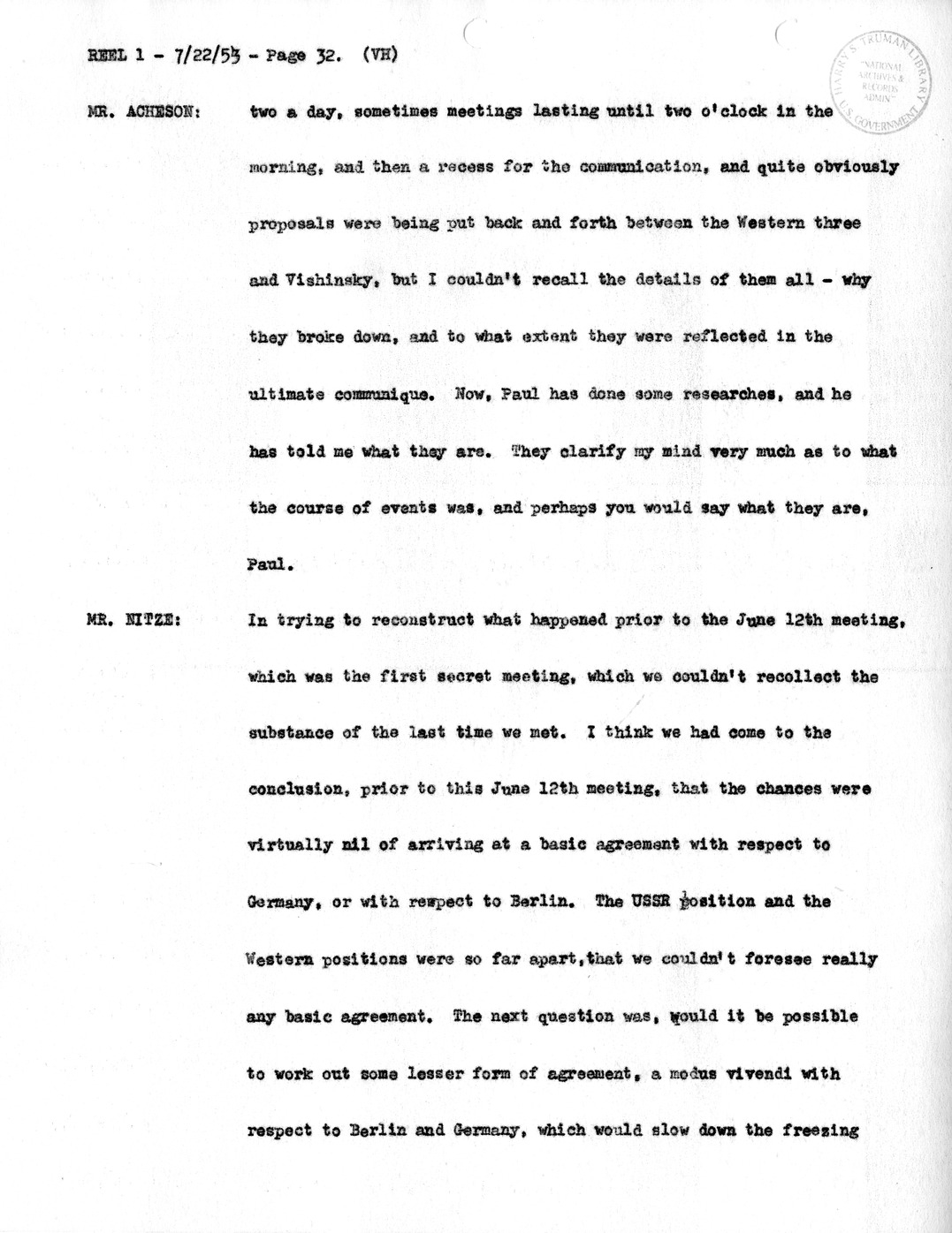 Transcript of Princeton Seminar Discussion, Reel 1