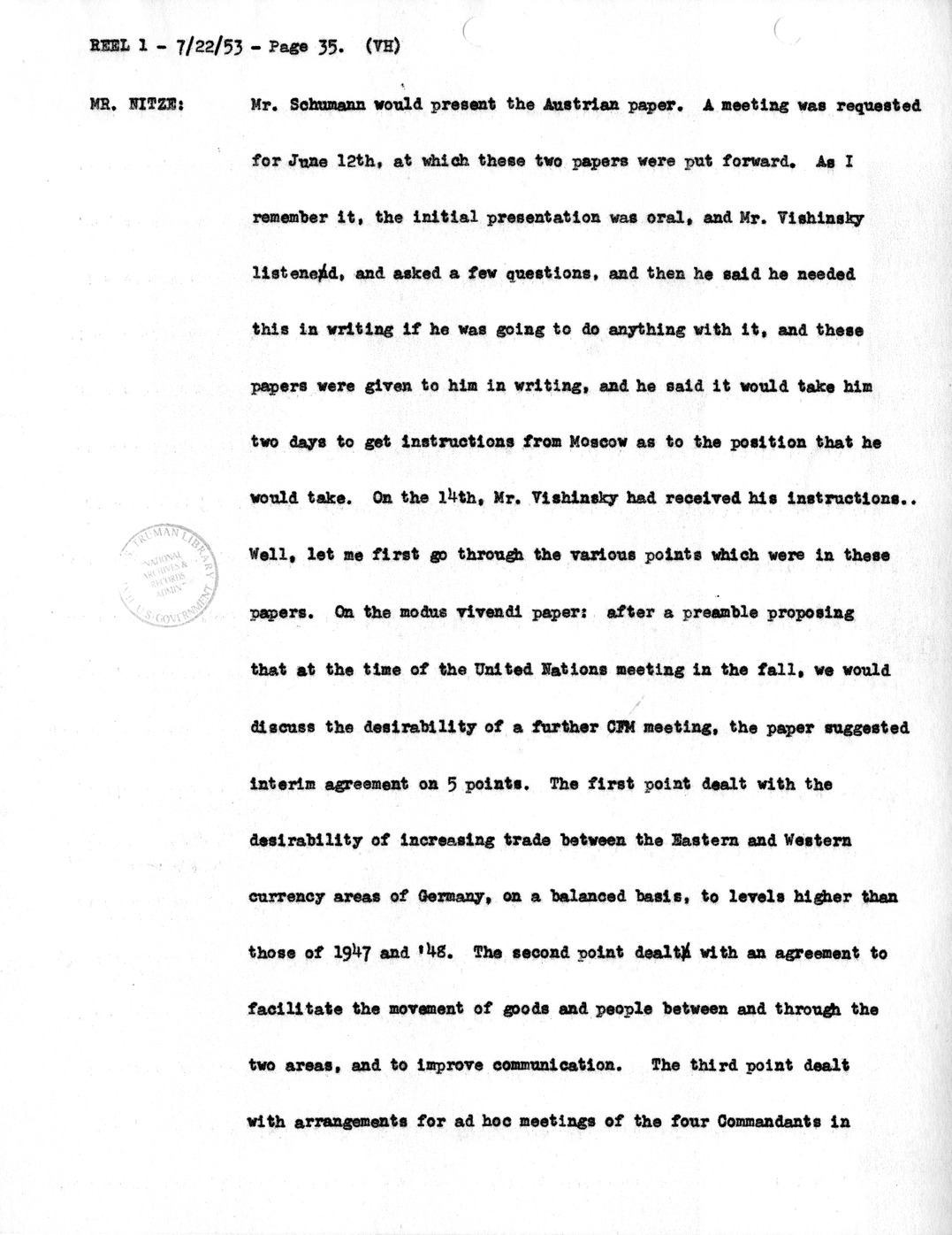 Transcript of Princeton Seminar Discussion, Reel 1