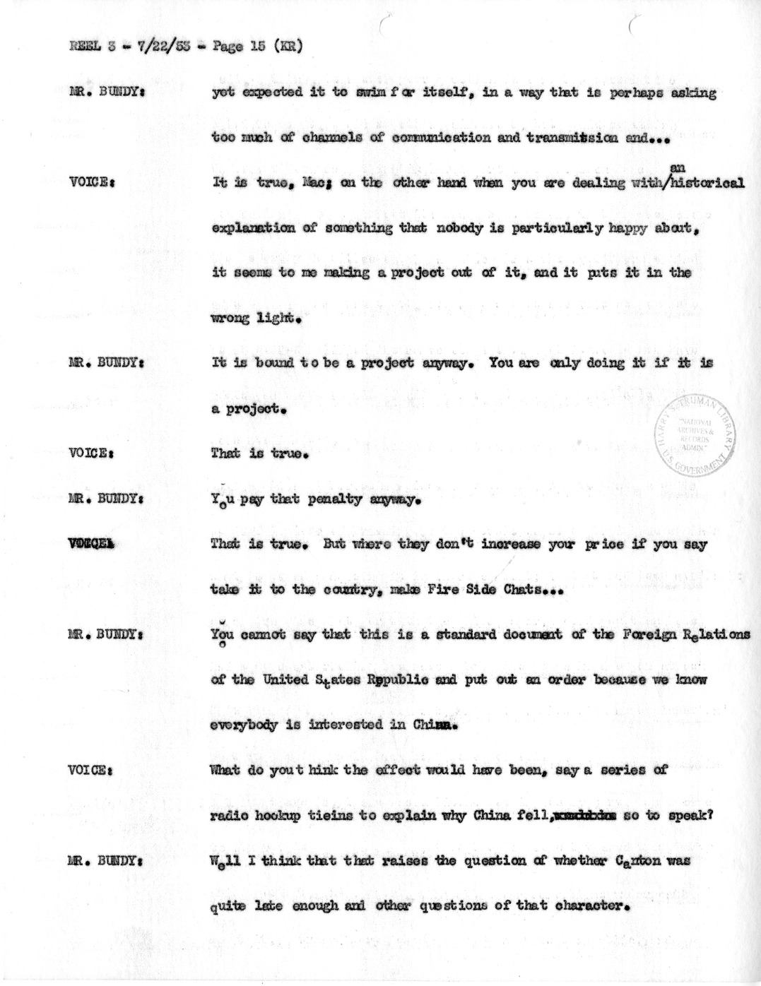 Transcript of Princeton Seminar Discussion, Reel 3