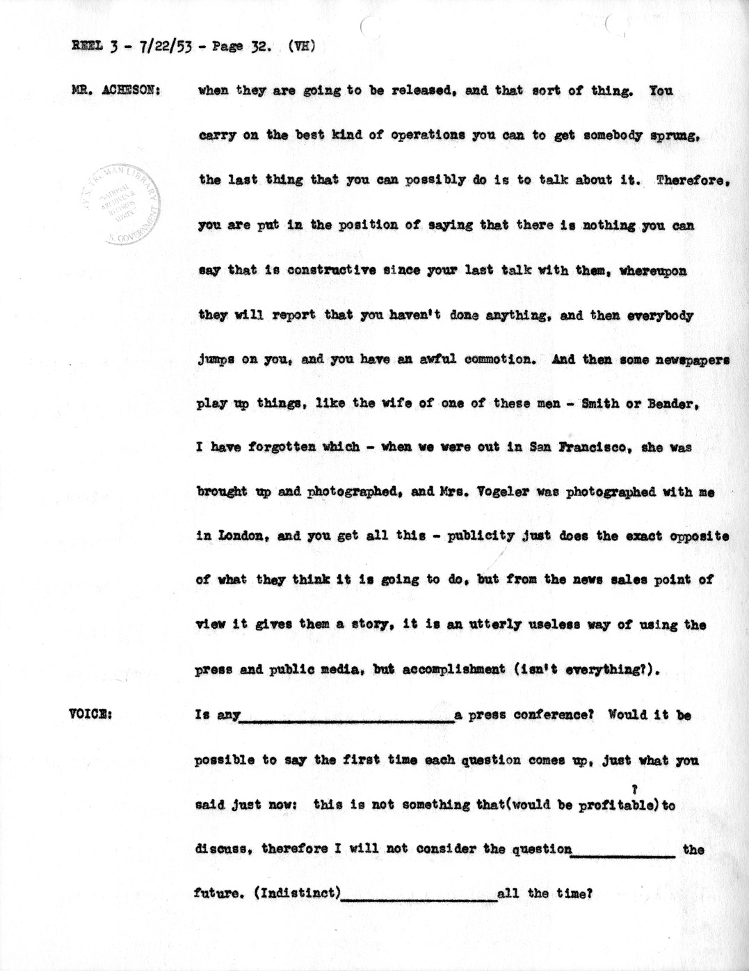 Transcript of Princeton Seminar Discussion, Reel 3