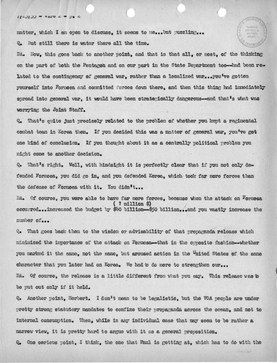 Transcript of Princeton Seminar Discussions, Wire 2
