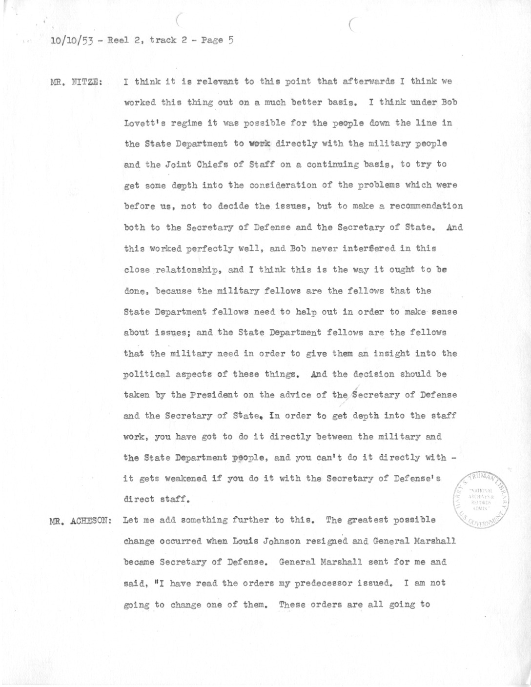 Transcript of Princeton Seminars Discussion, Reel 2, Track 2
