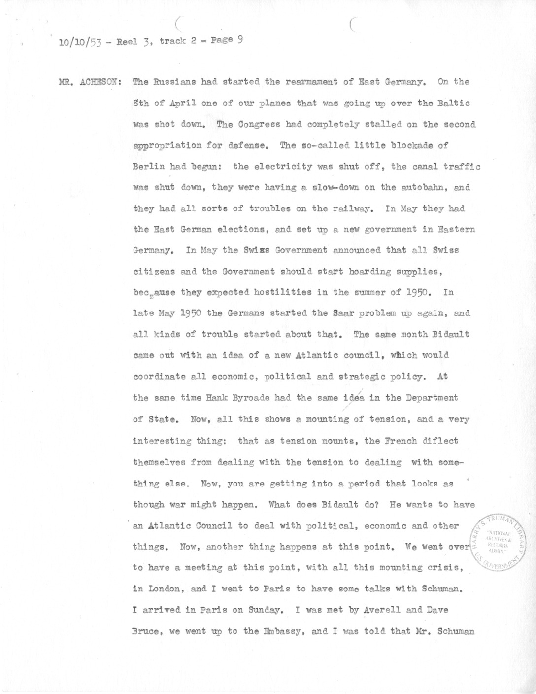 Transcript of Princeton Seminars Discussion, Reel 3, Track 2