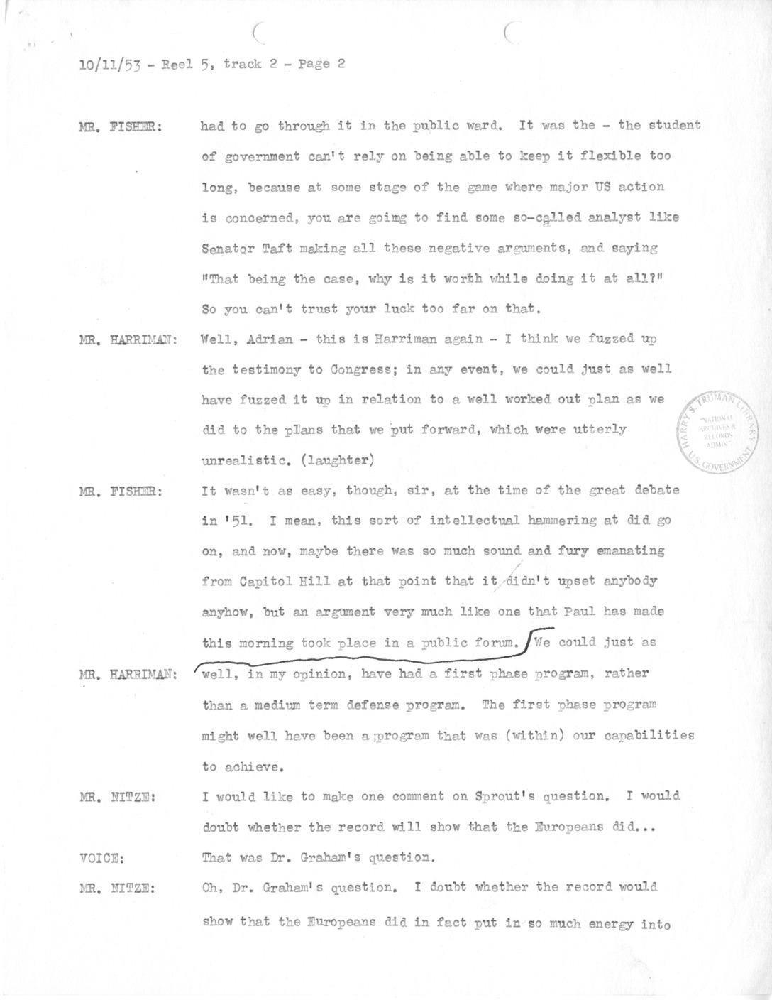 Transcript of Princeton Seminar Discussion, Reel 5, Track 2
