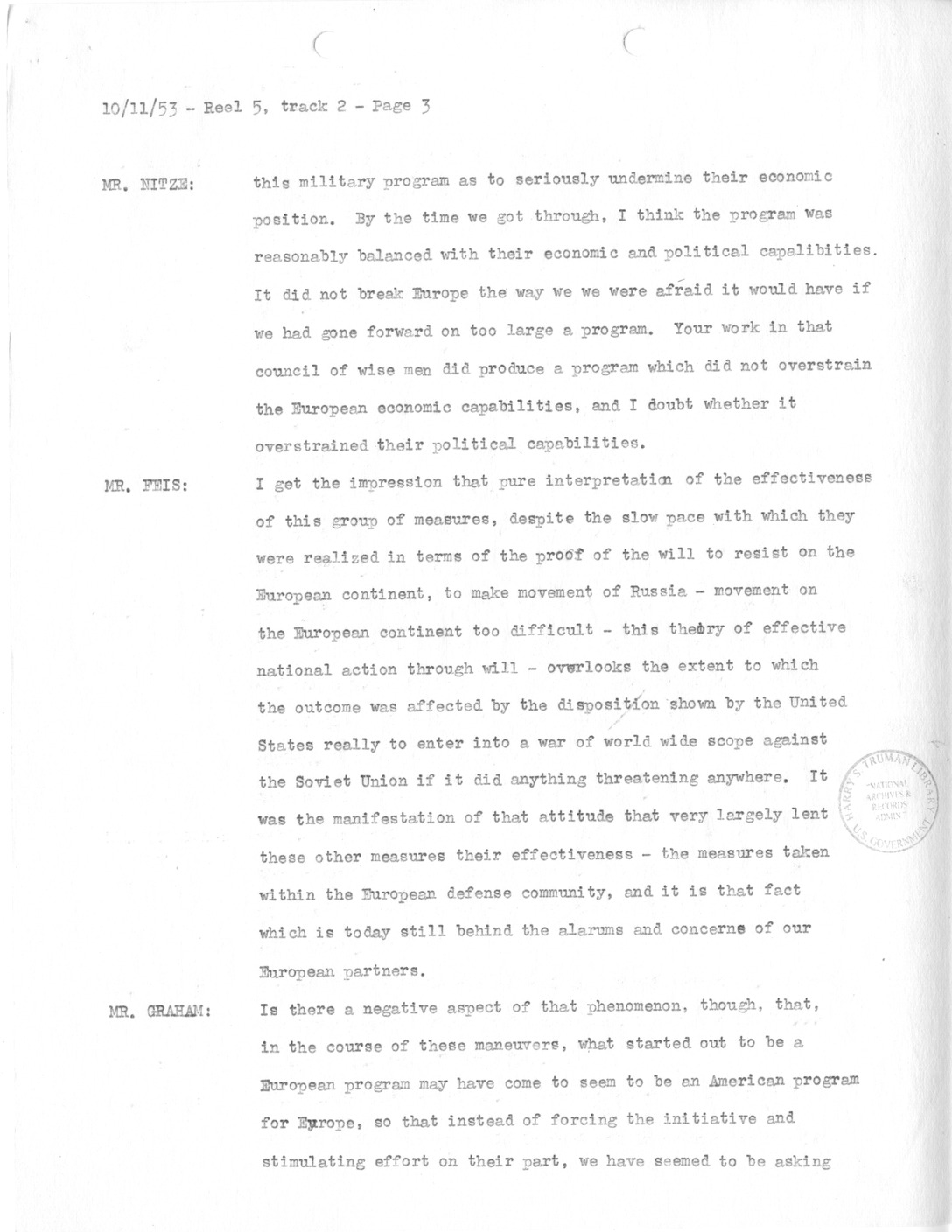 Transcript of Princeton Seminar Discussion, Reel 5, Track 2