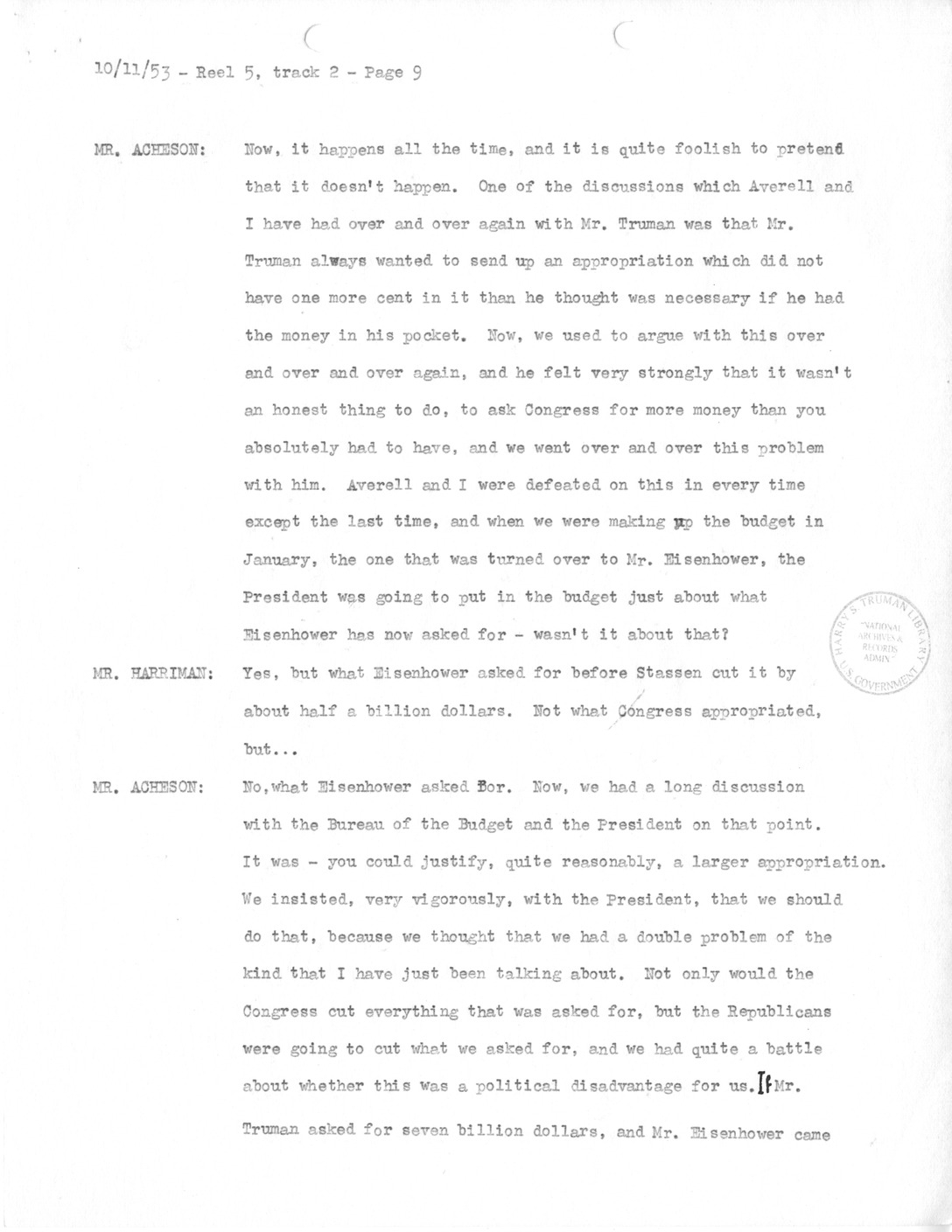 Transcript of Princeton Seminar Discussion, Reel 5, Track 2