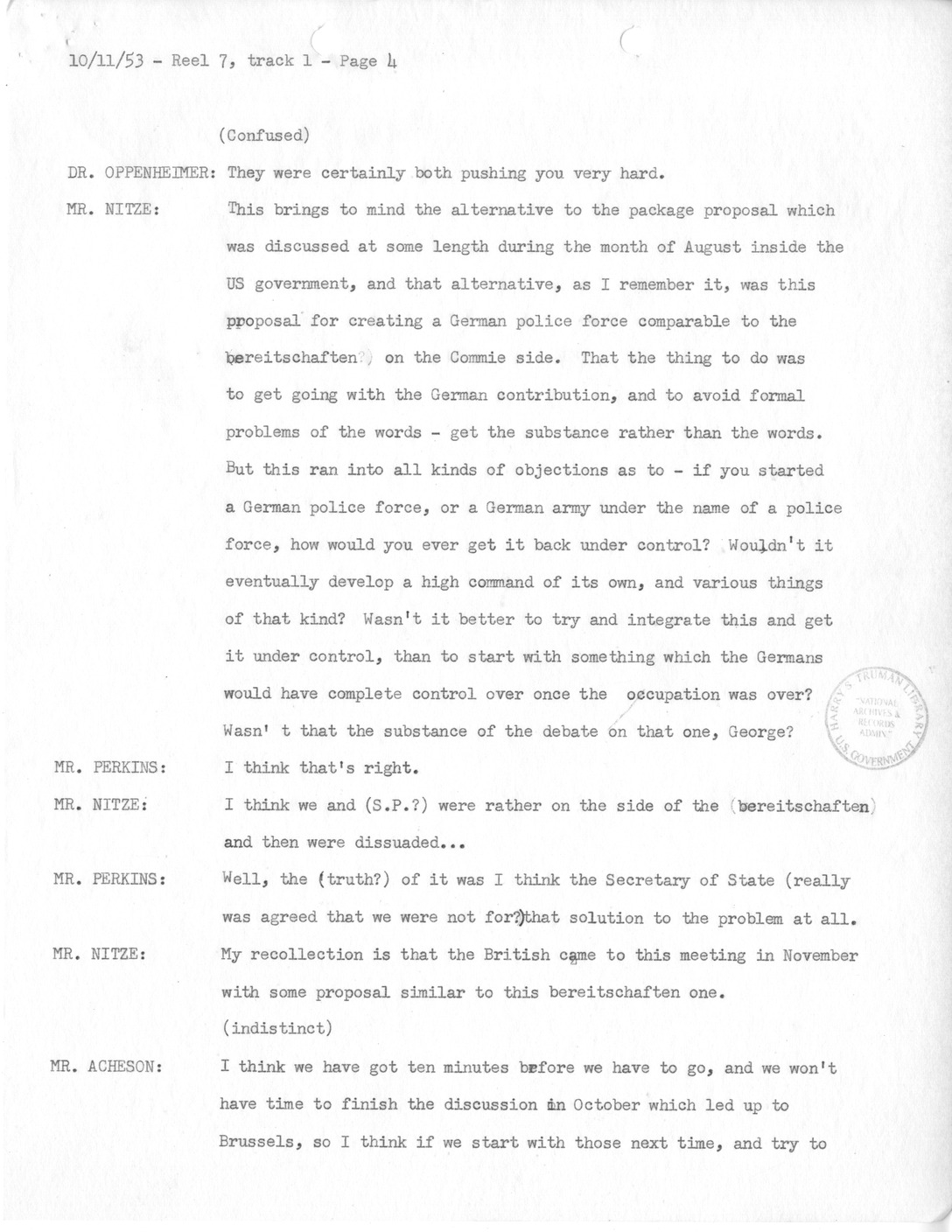 Transcript of Princeton Seminars Discussion, Reel 7, Track 1