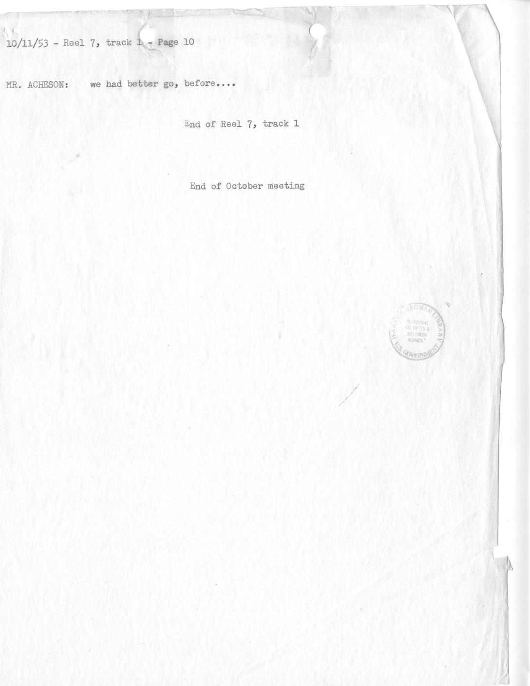 Transcript of Princeton Seminars Discussion, Reel 7, Track 1