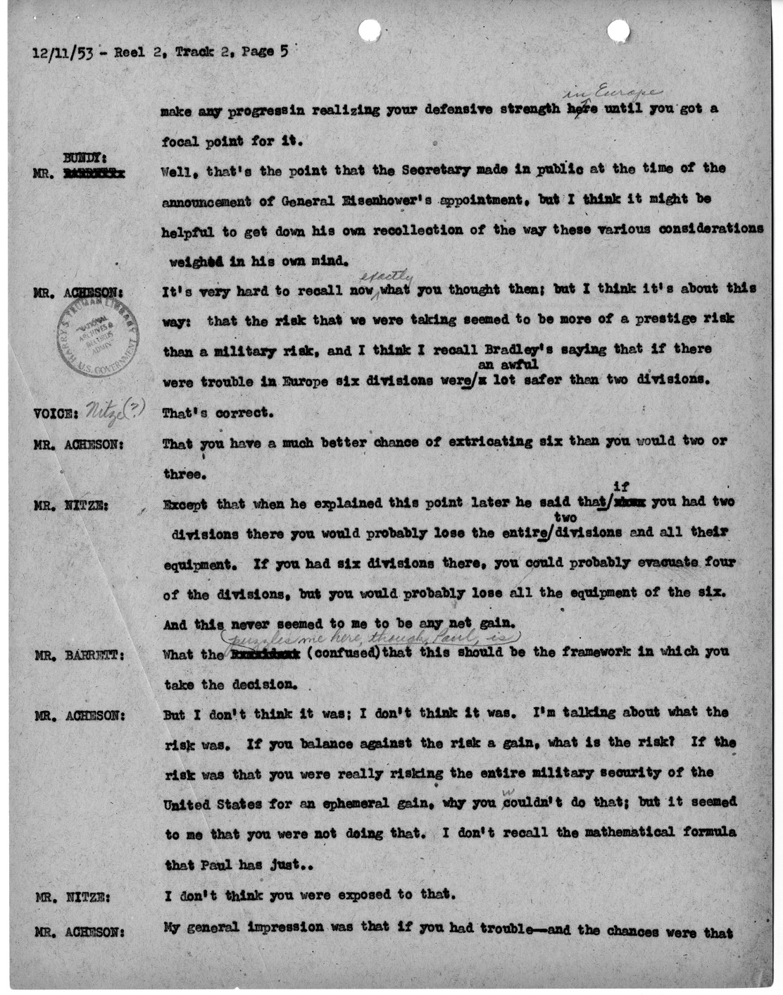 Transcript of Princeton Seminars Discussion, Reel 2, Track 2