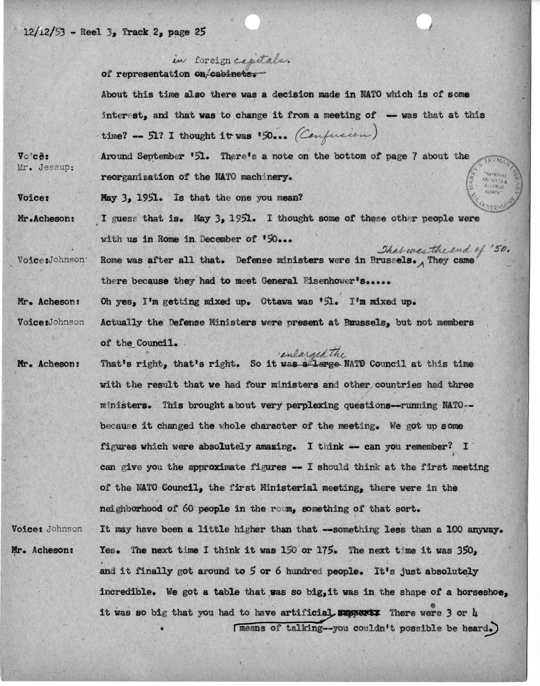 Transcript of Princeton Seminar Discussions, Reel 3, Track 2