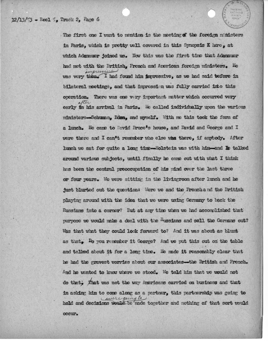 Transcript of Princeton Seminar Discussion, Reel 5, Track 2