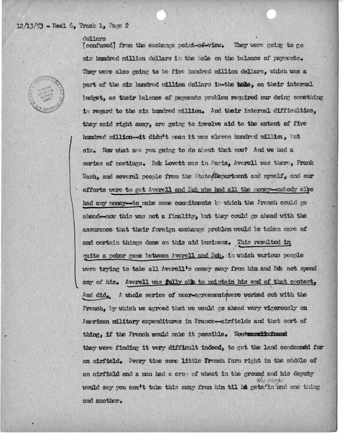 Transcript of Princeton Seminar Discussion, Reel 6, Track 1