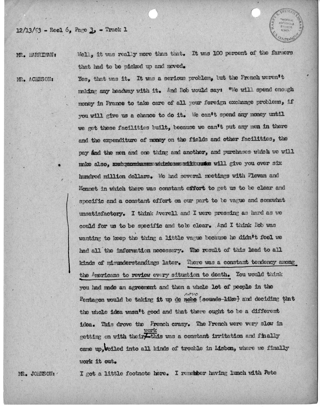 Transcript of Princeton Seminar Discussion, Reel 6, Track 1