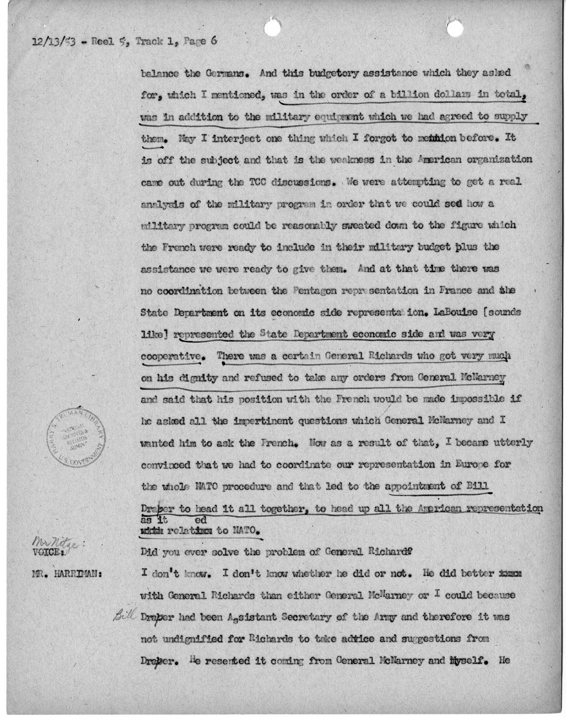 Transcript of Princeton Seminar Discussion, Reel 6, Track 1