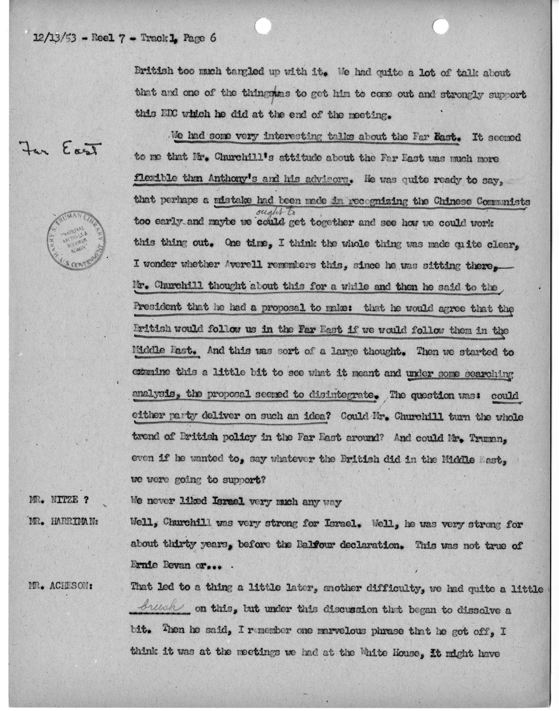 Transcript of Princeton Seminars Discussion, Reel 7, Track 1