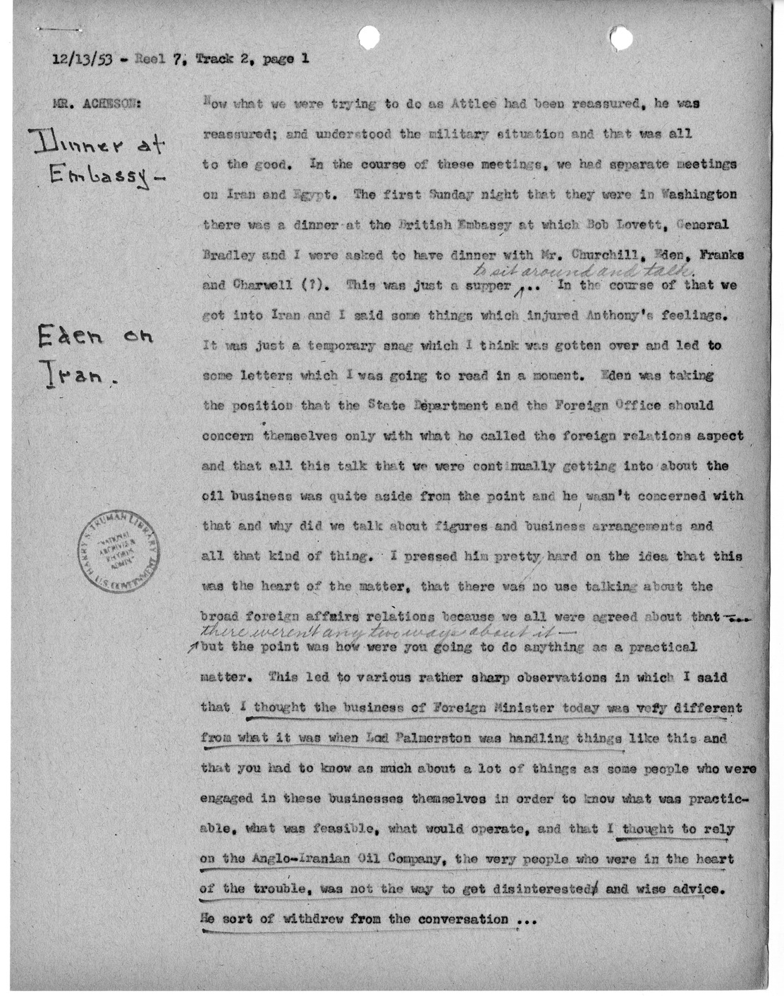 Transcript of Princeton Seminar Discussion, Reel 7, Track 2