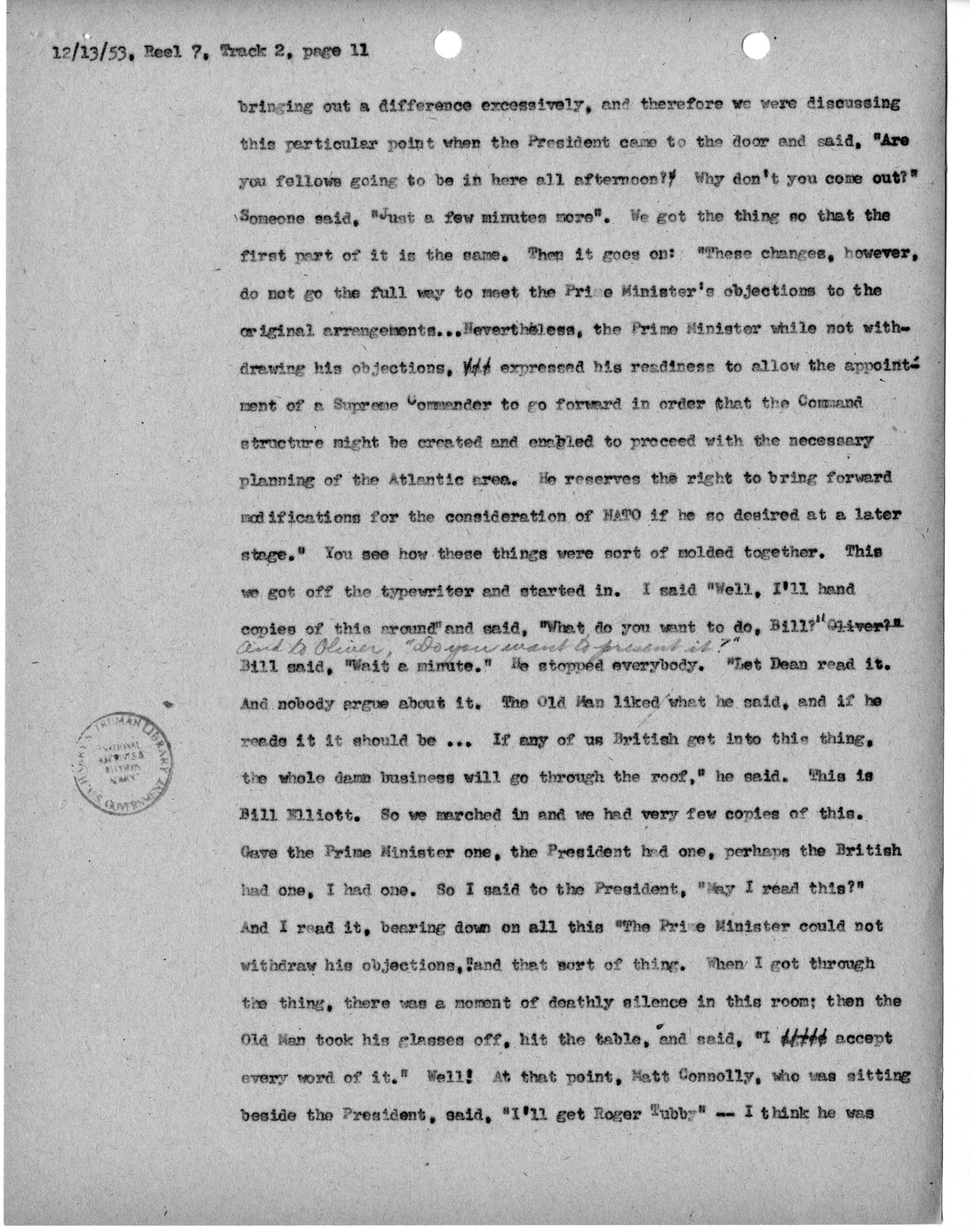 Transcript of Princeton Seminar Discussion, Reel 7, Track 2