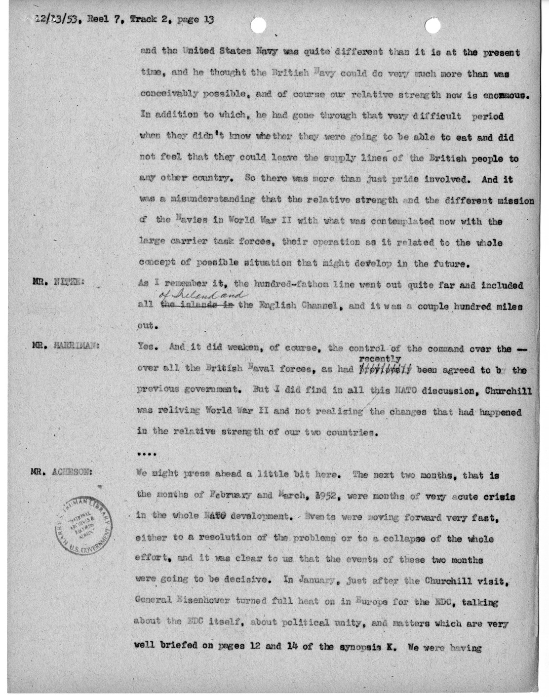 Transcript of Princeton Seminar Discussion, Reel 7, Track 2