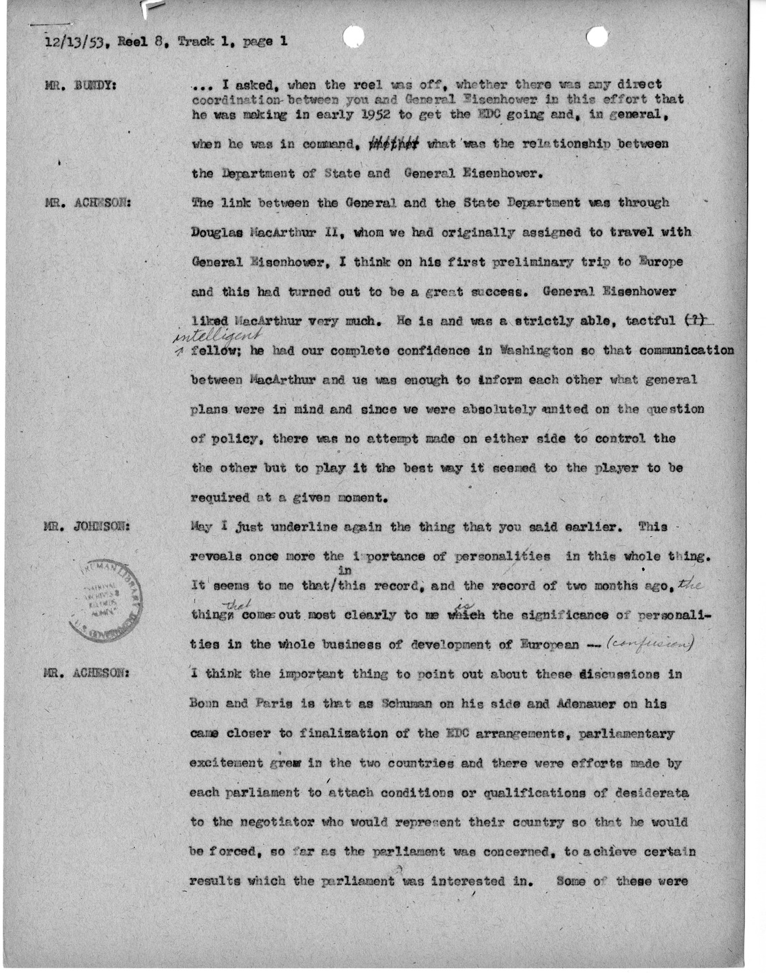 Transcript of Princeton Seminar Discussion, Reel 8, Track 1