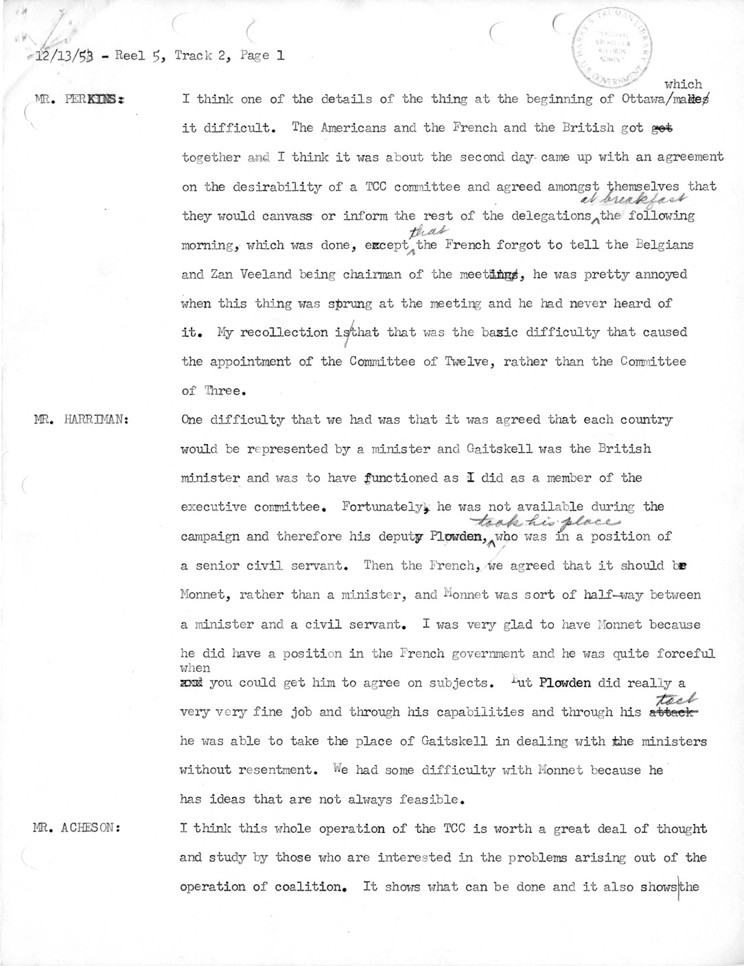 Transcript of Princeton Seminar Discussion, Reel 5, Track 2