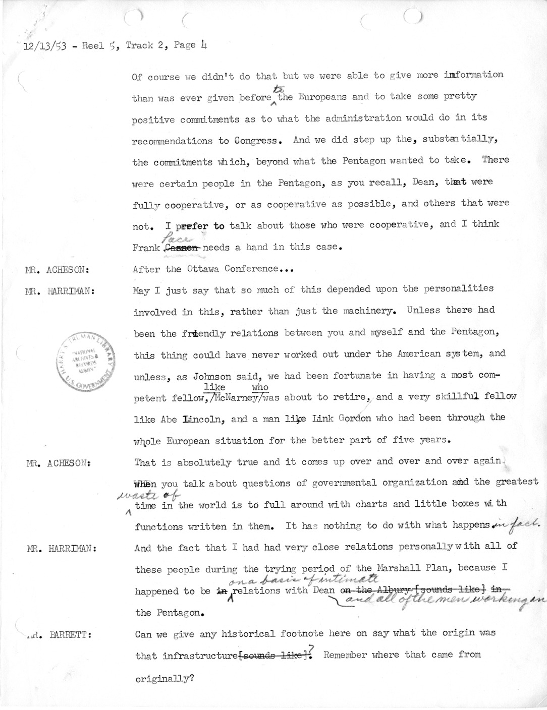 Transcript of Princeton Seminar Discussion, Reel 5, Track 2