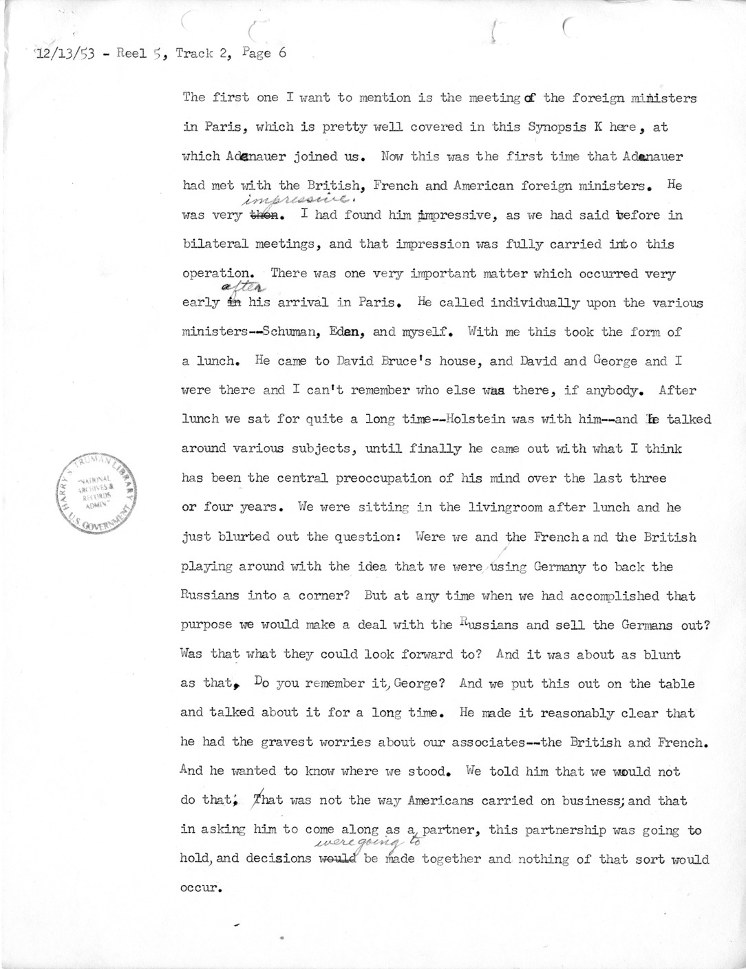 Transcript of Princeton Seminar Discussion, Reel 5, Track 2